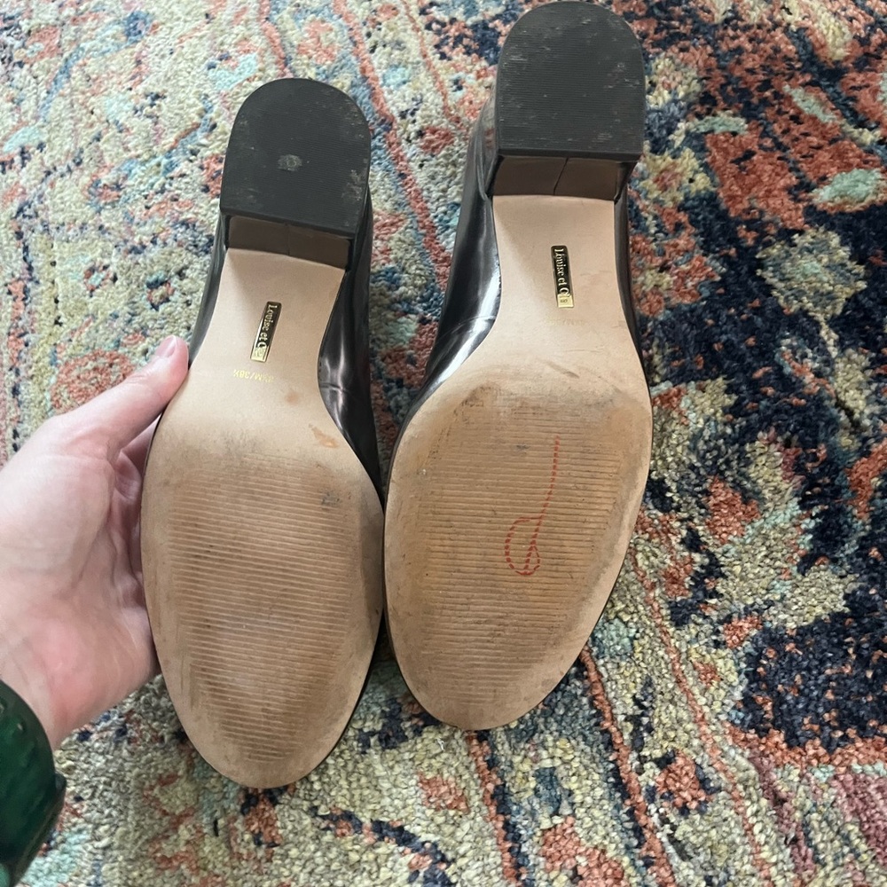 Louise et Cie Iron (Metallic) Korrie Mary Janes 8.5 - Picture 8 of 13